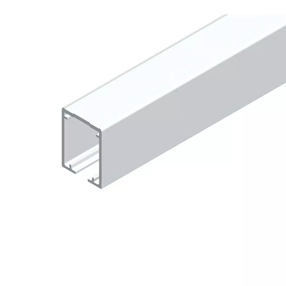 AIDO XL-C JS Extruded Track Aluminium Anodized 4 m 50/80 Kg Weight for Both Wall & Celing Fixing, XL-C 7223