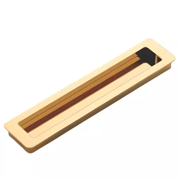 Altitude Sliding Handle Size 96 mm Metal Body PVD Gold Finish for Sliding Doors, Wardrobes, Cabinets, 028