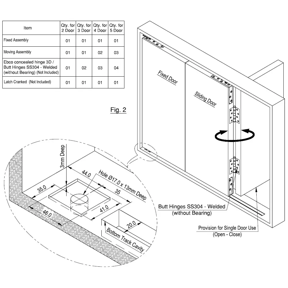 sliding-door-fitting-wood-sliding-folding-system-fixed-assembly-zinc-white-finish-for-minimum-40-mm-door-thickness-wsfs-fa-set-of-2