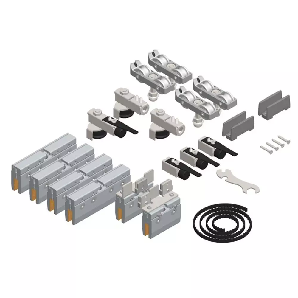 AIDO XL-C JS Gtass Synchro Accessories Without Door Motion Aluminium Anodized 610-1500 mm Panel Width, XL-C 7213