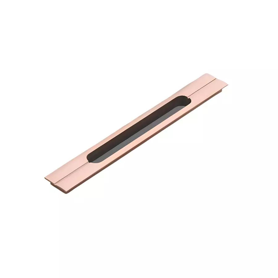 Altitude Sliding Handle Mallard Series Size 600 mm Metal Body Silk R.Gold Finish for Sliding Doors, Wardrobes, Cabinets