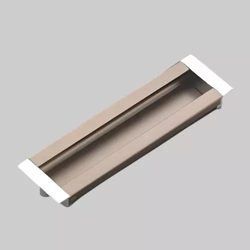 Altitude Sliding Handle Size 4 inch (101.6 mm) Metal Body CP/SS Finish for Door, Wardrobes, Cabinets, 515