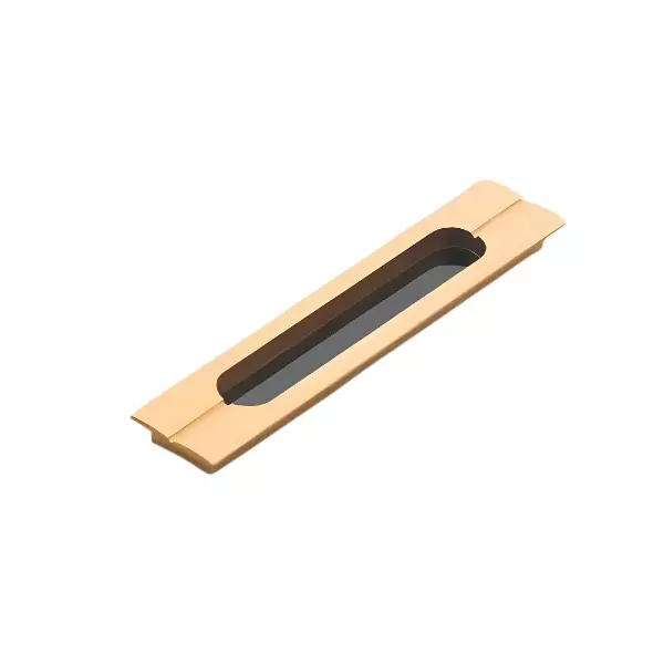 Altitude Sliding Handle Mallard Series Size 600 mm Metal Body Silk Gold Finish for Sliding Doors, Wardrobes, Cabinets