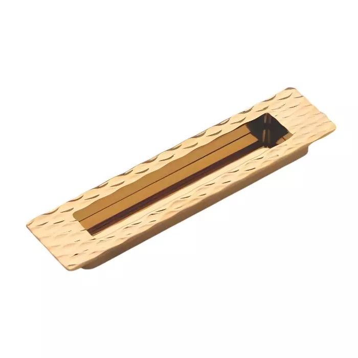 Altitude Sliding Handle Size 96 mm Metal Body PVD Gold Finish for Sliding Doors, Wardrobes, Cabinets, 7D