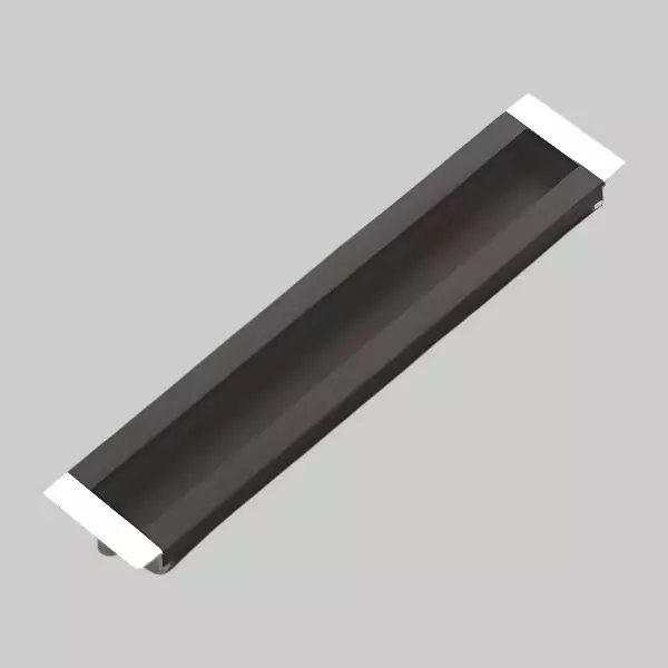 Altitude Sliding Handle Size 12 inch (304.8 mm) Metal Body CP/Wenge Finish for Door, Wardrobes, Cabinets, 515
