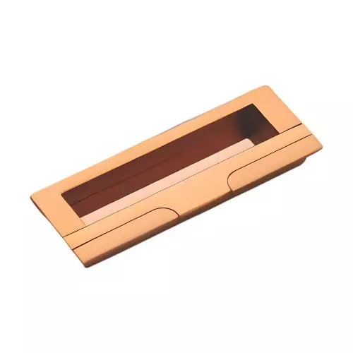 Altitude Sliding Handle Size 192 mm Metal Body R.Gold Finish for Sliding Doors, Wardrobes, Cabinets, 1561