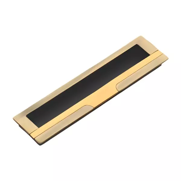 Altitude Sliding Handle Size 320 mm Metal Body Gold/AB Finish for Sliding Doors, Wardrobes, Cabinets, 1561