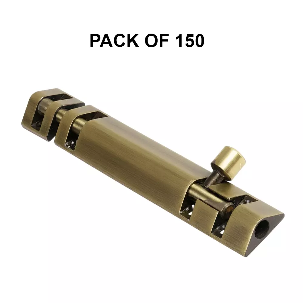 Cozi Gold Aluminium Tower Bolt Pyramid 200 mm (8 inch) Size (Pack of 150)