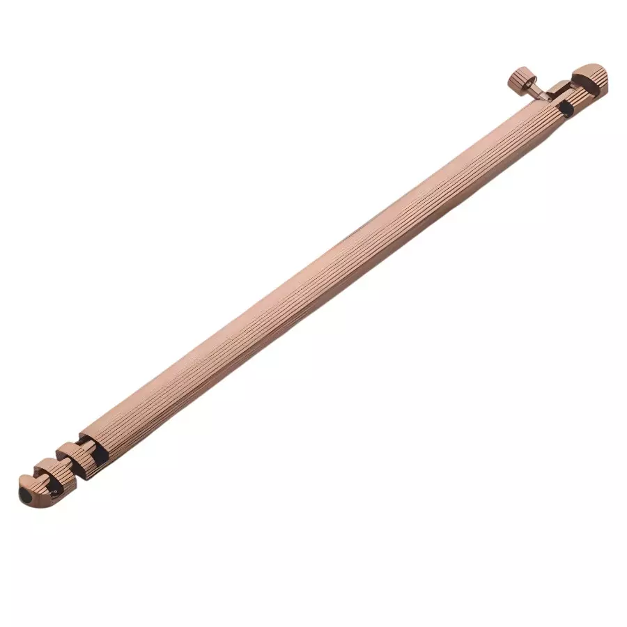 Altitude Tower Bolt Metal Body Gold and Rose Gold Finish for Homes, Offices & Industrial Settings, RT-4 (Fluted)
