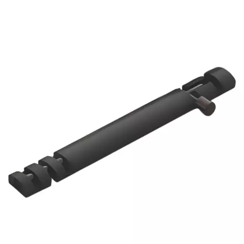 Altitude Tower Bolt Size 18 inch (457.2 mm) Metal Body An.Black/PVD Blk Rod Finish for Homes, Offices & Industrial Settings, RT-1
