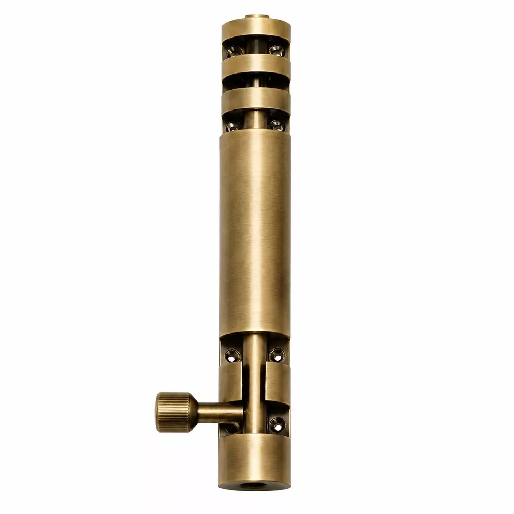 DM Locks 18 Inch (457.2 mm) Aluminium & Stainless Steel Tower Bolt, TB 2003 - Antique