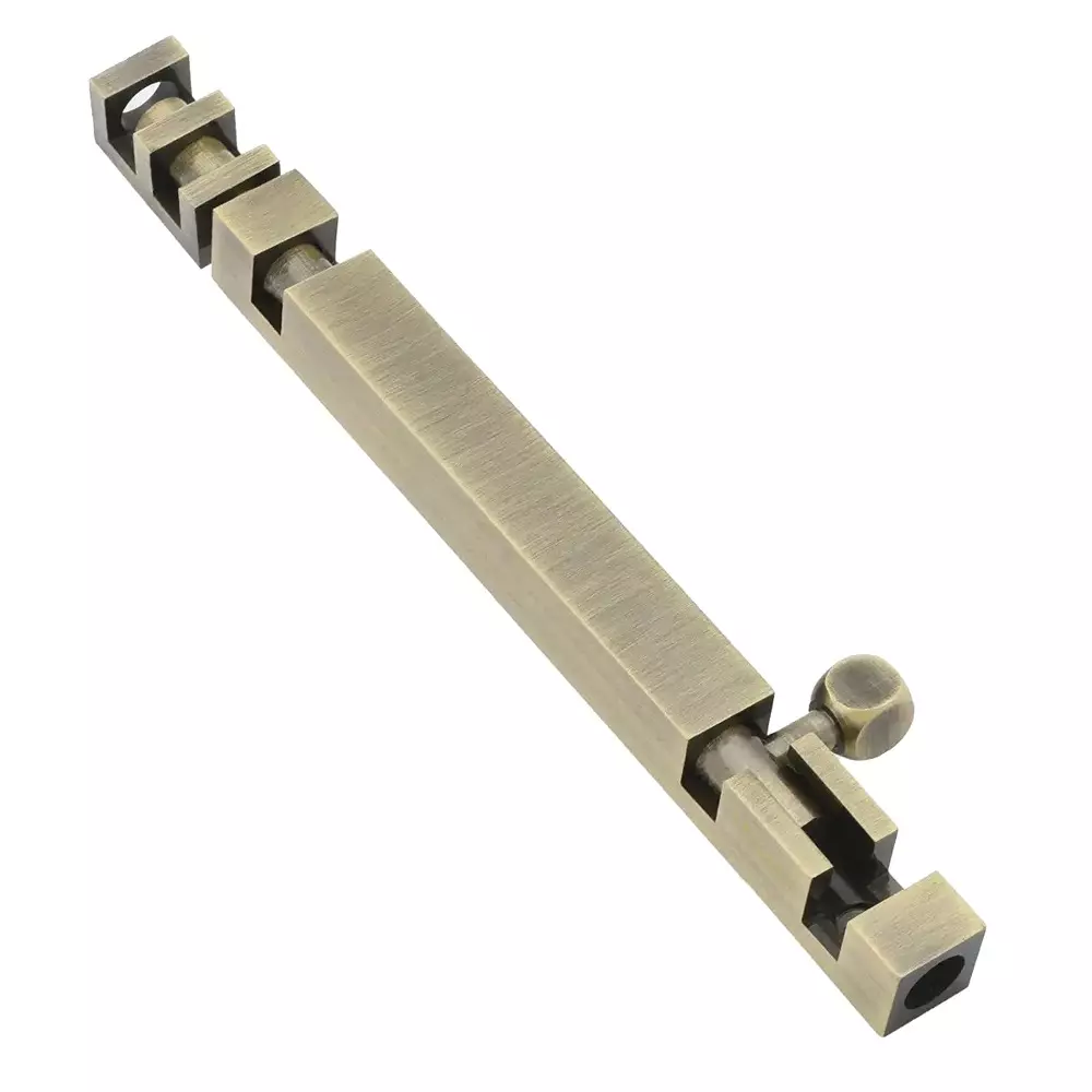 Magmus Towerbolt Square Premium 150 mm (6 Inch) Antique Brass Finish, 812100.02