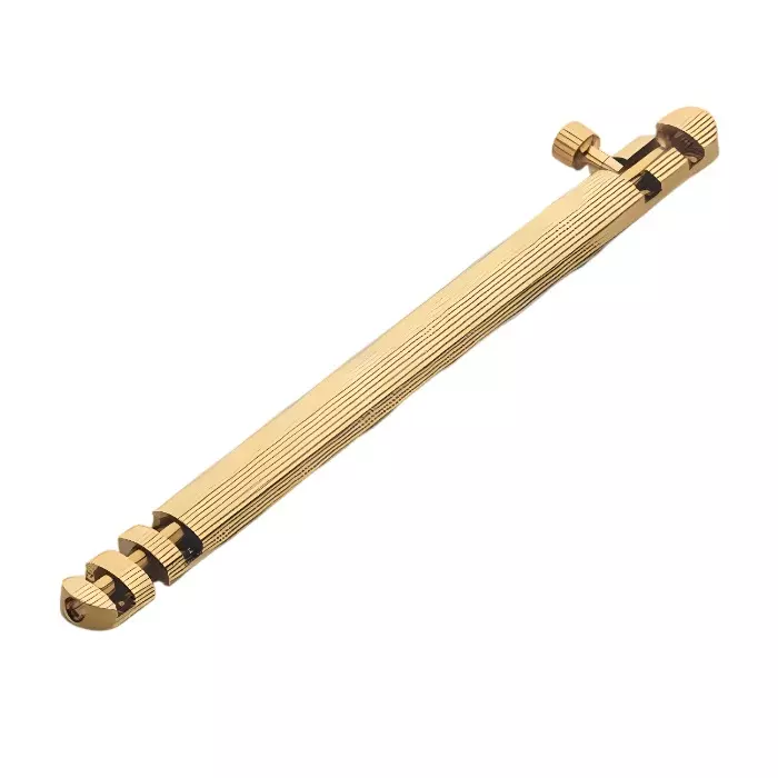 Altitude Tower Bolt Size 6 inch (152.4 mm) Metal Body Gold Finish for Homes, Offices & Industrial Settings, RT-4 (Fluted)
