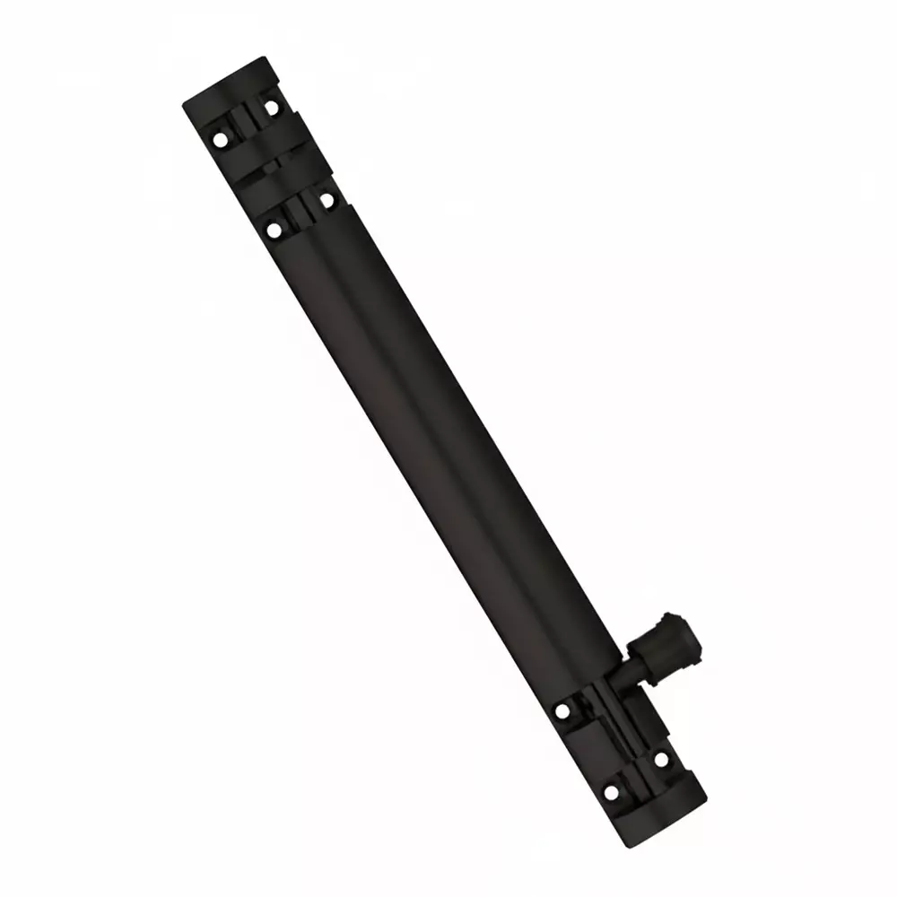 Harrison XYLO Tower Bolt Aluminium Black Finish 250 mm Size, 1684