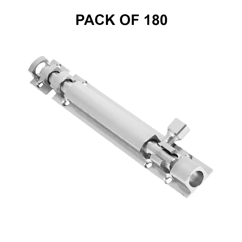 Cozi Gold Aluminium Tower Bolt Half Round 300 mm (12 inch) Size (Pack of 180)