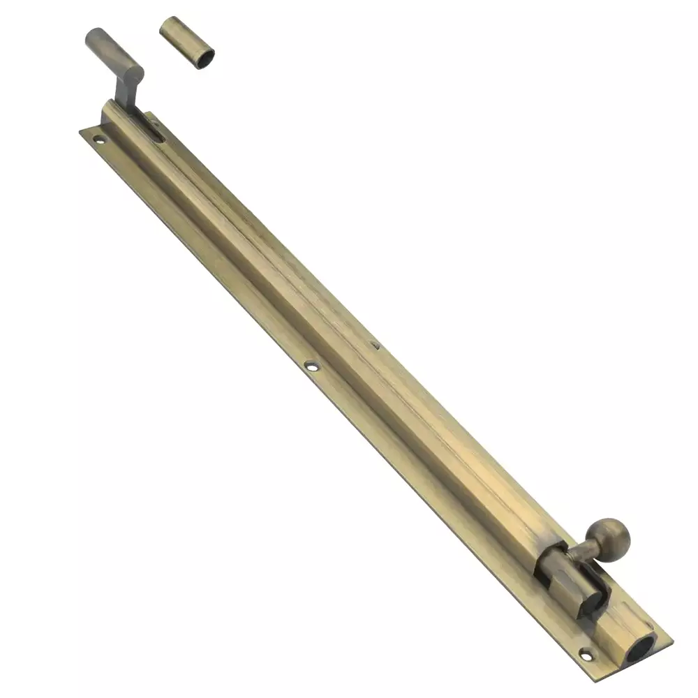 Magmus L Towerbolt 450 mm (18 inch) Marble Premium Antique Brass Finish, 100851.02