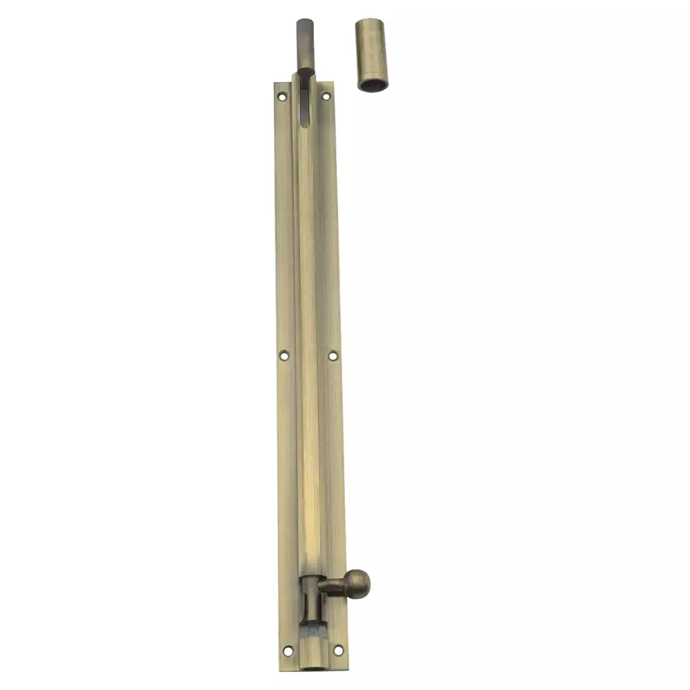 Magmus L Towerbolt 450 mm (18 inch) Marble Premium Antique Brass Finish, 100851.02