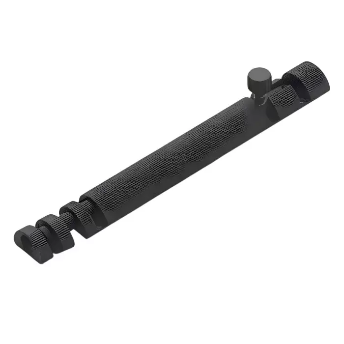 Altitude Tower Bolt Size 24 inch (609.6 mm) Metal Body Black Finish, 12 mm Thickness for Homes, Offices & Industrial Settings, RT-7