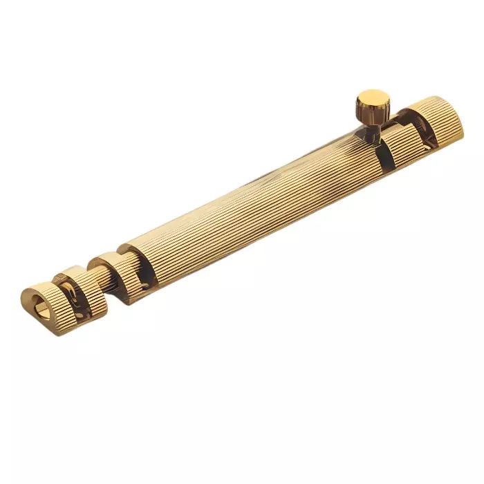 Altitude Tower Bolt Size 4 inch (101.6 mm) Metal Body PVD Gold Finish, 12 mm Thickness for Homes, Offices & Industrial Settings, RT-7