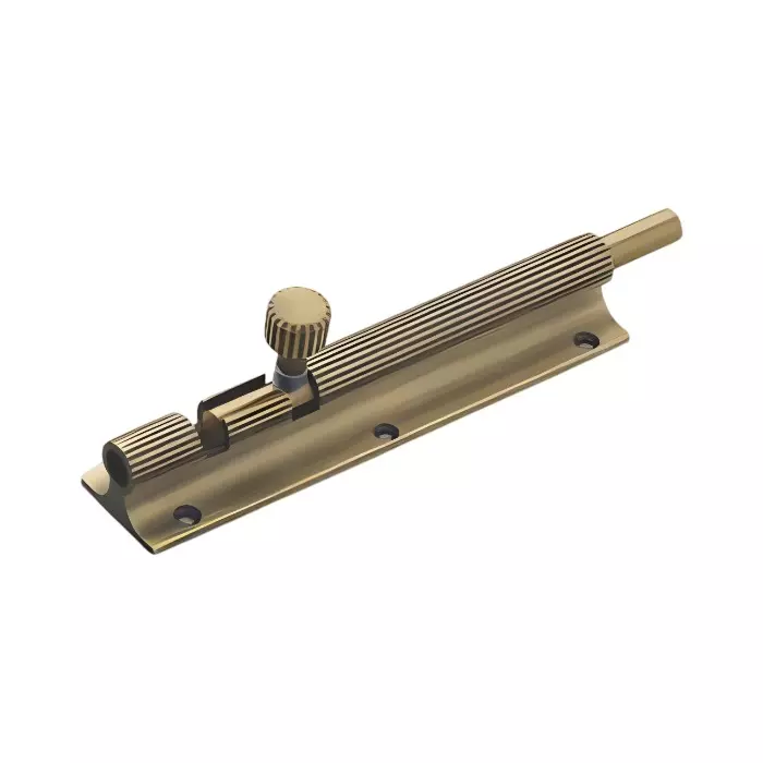 Altitude Tower Bolt Size 24 inch (609.6 mm) Metal Body AB Finish for Homes, Offices & Industrial Settings, RT-8
