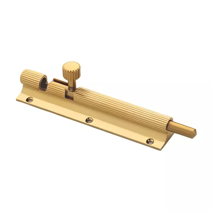 Altitude Tower Bolt Size 4 inch (101.6 mm) Metal Body Gold Finish for Homes, Offices & Industrial Settings, RT-8