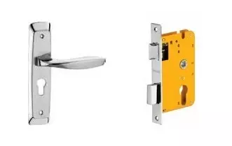 Buy Dorset Patina Lever Handle Lock Set With Mortise Latch HL ZA from Industrybuying.com