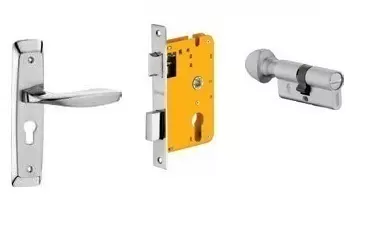 Dorset HL Series Zara 70 mm Stainless Steel SS Finish Door Handle Lock Set, HL ZA