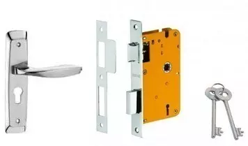 Dorset HL Series Zara 8 Inch Stainless Steel Patina Finish Door Handle Lock Set, HL ZA