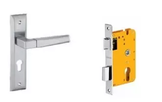 Dorset Stainless Steel Lever Handle Lock Set With Mortise Latch HL CS