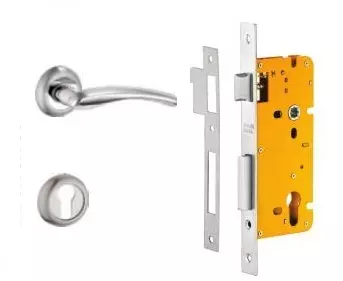 Dorset ML Series Onix Stainless Steel Patina Finish Door Handle Lock Set