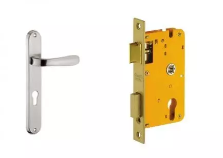 Dorset ML Series Pontus 10 Inch Stainless Steel SS Finish Door Handle Lock Set