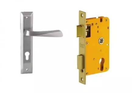 Dorset Lock Set With Lock Body and Without Cylinder Stainless Steel ML NO