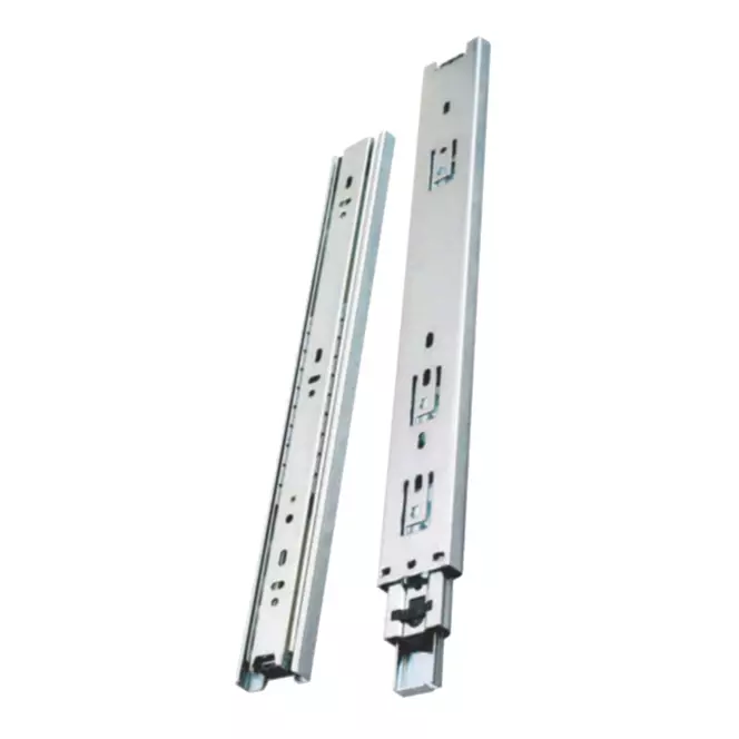 YALE Stainless Steel Silver Full Extension Cabinet Drawer Slides, YCDS45-18ZN