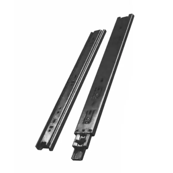 YALE Stainless Steel Black Full Extension Cabinet Drawer Slides, YCDS-SC-20BK