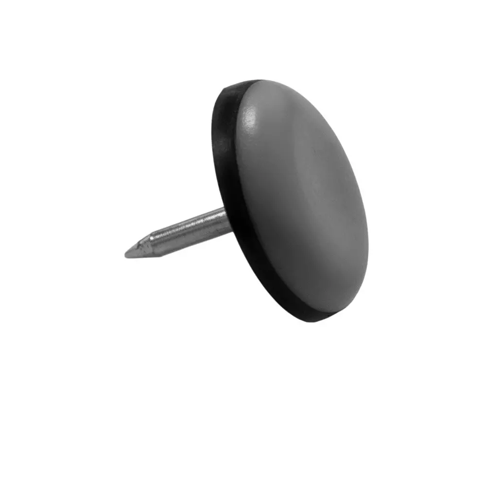 Ebco Plinth Bush with Pin Brown Finish, Size 19 mm Ideal for 19 mm & Above Board Thickness, PBP19 (Pack of 10)