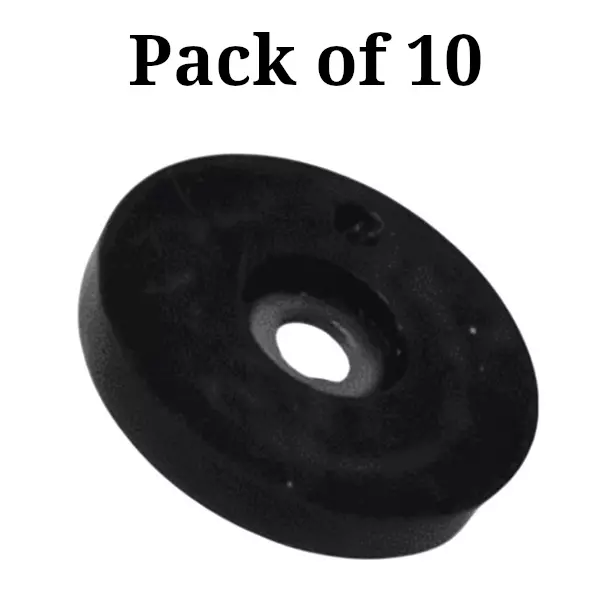 Ebco Plinth Bush Brown Finish, Size 25 mm Ideal for 25 mm & Above Board Thickness, PB25 (Pack of 10)