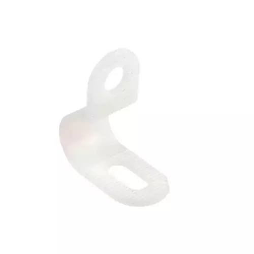 RS PRO P-Clip Polyamide 66 13 mm Natural 5 mm 9.5 mm, 2691882 (Pack of 100 Pcs)