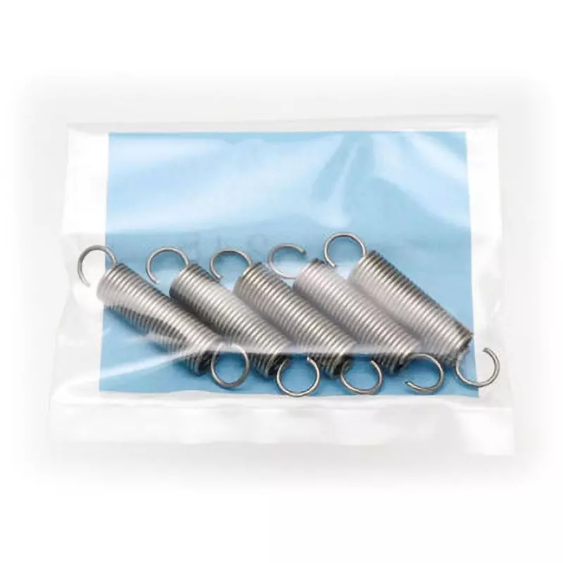 TOHATSU Round Wire Tension Coil Spring (J Spring JB Series) 9 mm Outer and 1 mm Wire Diameter, JB-248 (Pack of 5)