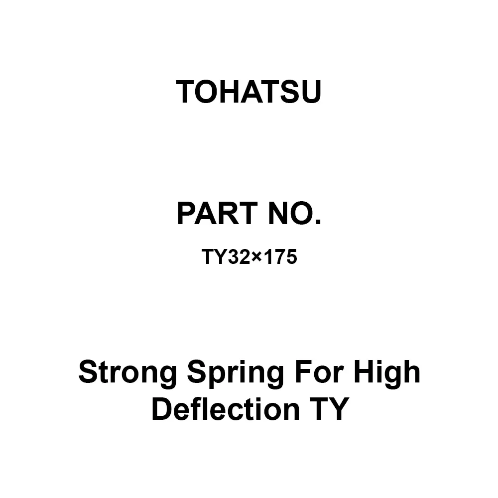 TOHATSU Strong Spring For High Deflection TY 21x32 mm Diameter, TY32×175