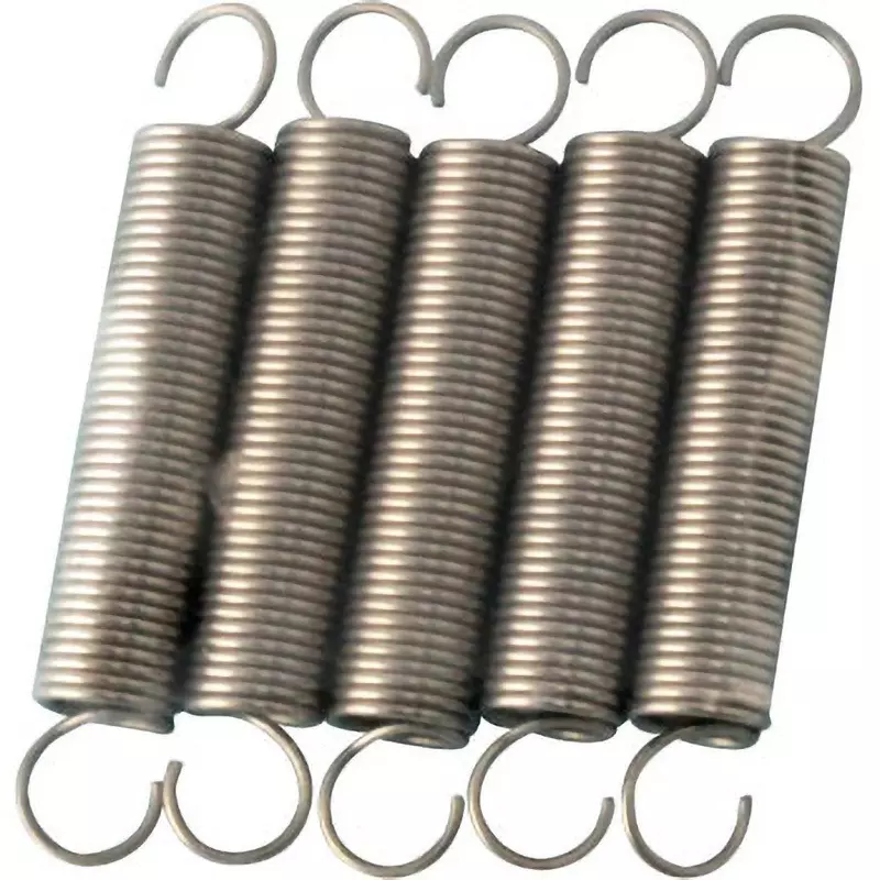 TOHATSU Round Wire Tension Coil Spring (J Spring JB Series) 10 mm Outer and 1 mm Wire Diameter, JB-264 (Pack of 5)