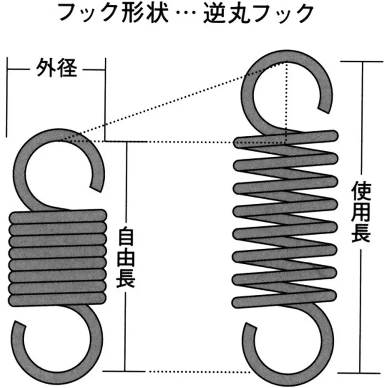 tohatsu-j-spring-jb-series-074-n-working-load-166-mm-length-25-mm-outer-dia-jb-6-set-of-20