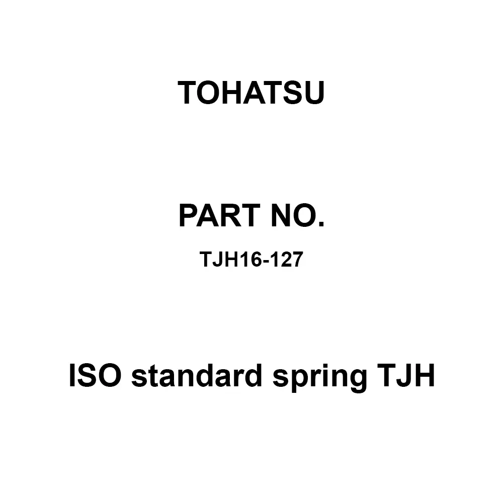 TOHATSU ISO Standard Spring TJH 8x16 mm Diameter, TJH16-127