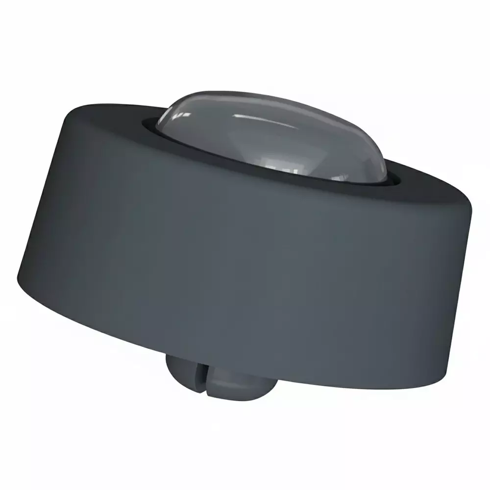 ESSENTRA COMPONENTS Push Fit Rivet Foot Nylon 4.1 - 4.2 mm Mounting Hole Size Black, FF-009-P4X7B