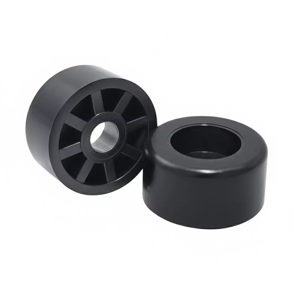 ESSENTRA COMPONENTS Screw On Bumper Feet Nylon Round 4.74 mm Mounting Hole Size Natural, BRR025B