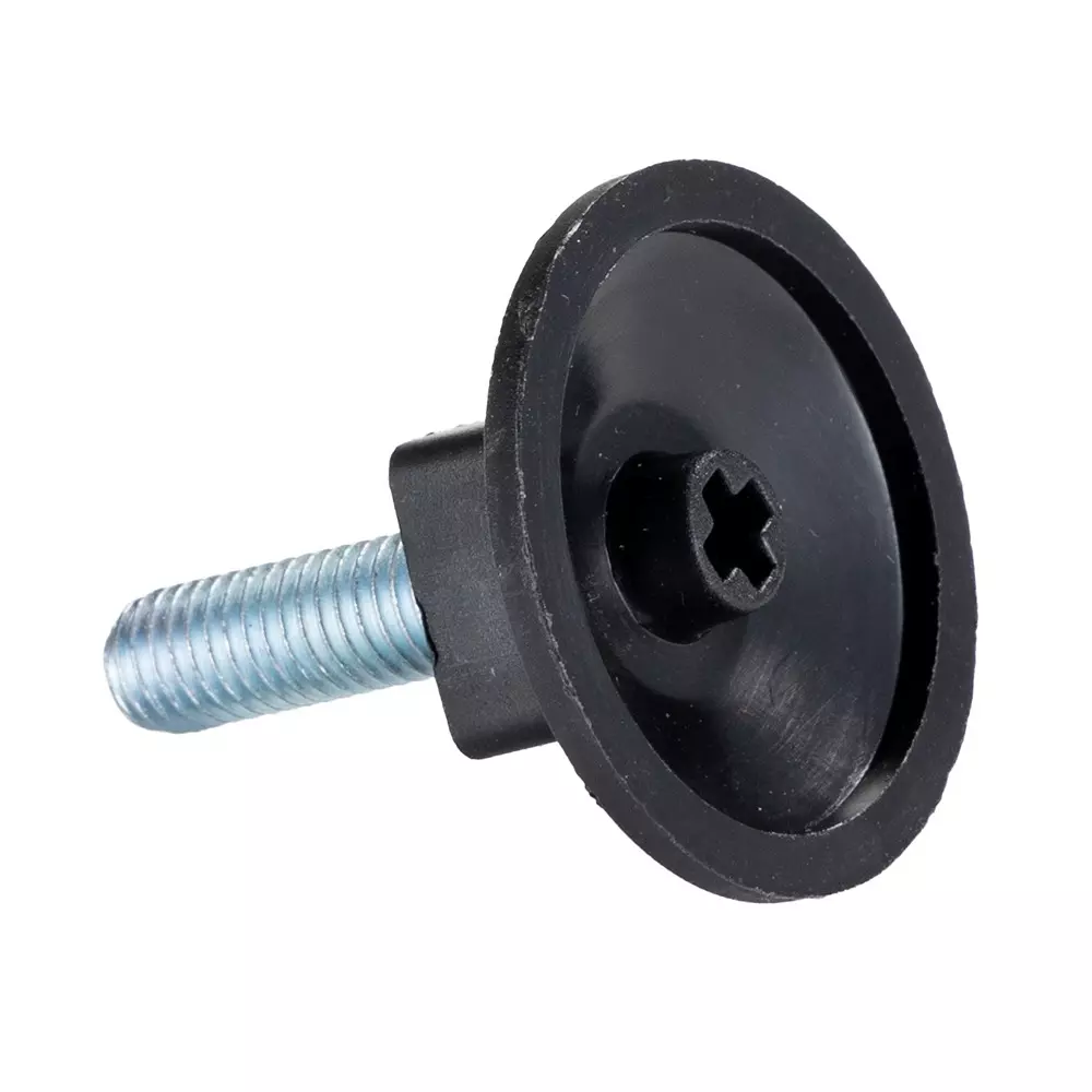 RS PRO Adjustable Foot M8 38 mm Polypropylene Zinc Plated Steel 24 mm, 199274 (Pack of 50 Pcs)