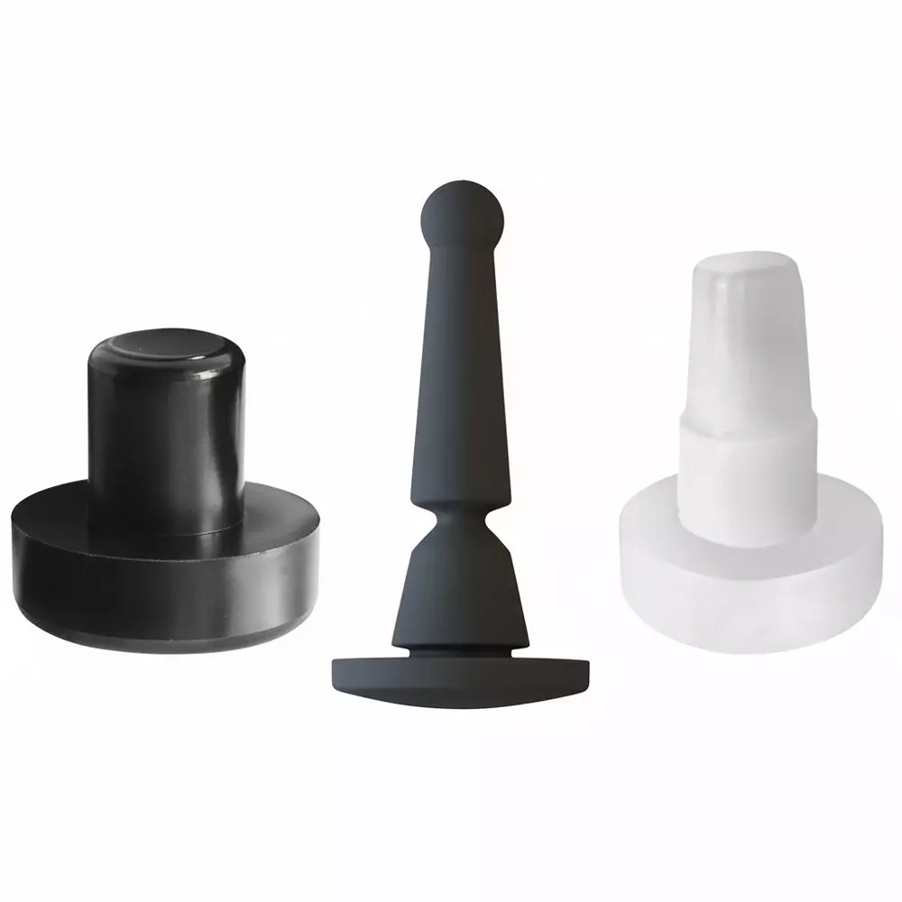 ESSENTRA COMPONENTS Split Stem Bumper Silicone Rubber 5 - 5.4 mm Mounting Hole Size, BAB-2