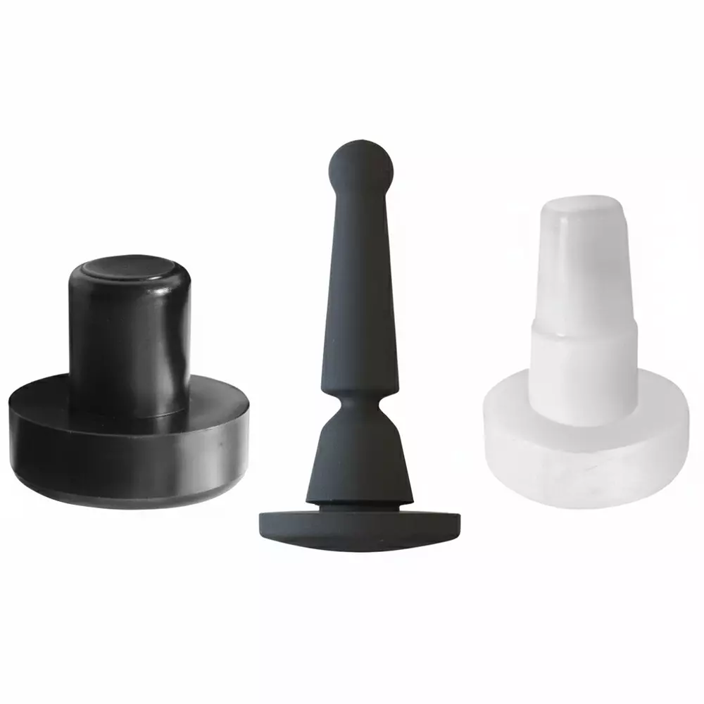 ESSENTRA COMPONENTS Split Stem Bumper Silicone Rubber 4.7 - 5 mm Mounting Hole Size, BAB-3