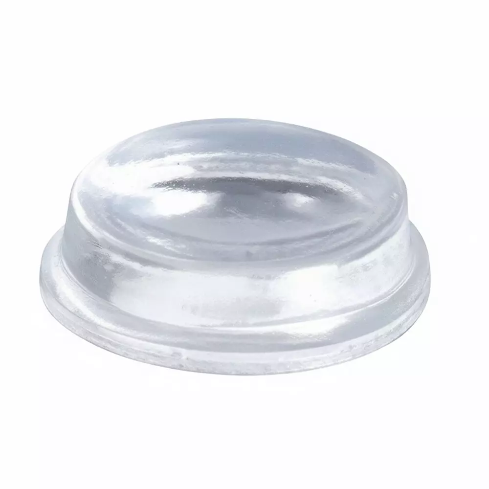 ESSENTRA COMPONENTS Cylindrical Self-Adhesive Rubber Foot Polyurethane (PUR) Clear 4.8 mm Thickness, RBS-35