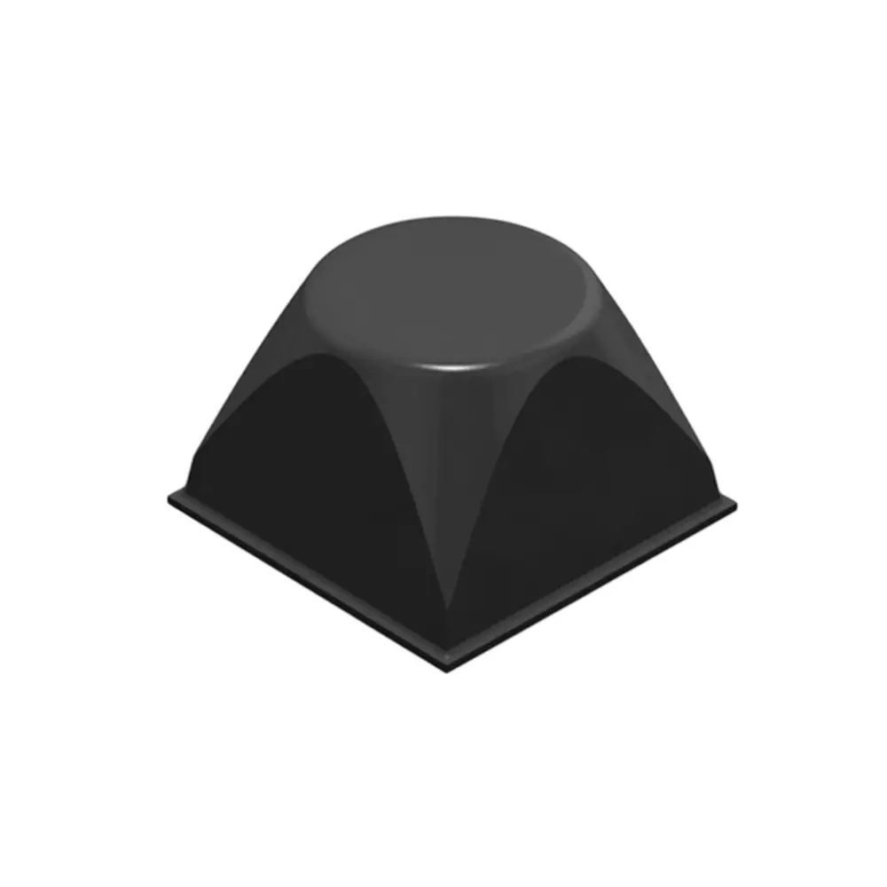 3M Bumper Polyurethane (PUR) Tapered Square Shape 20.6 mm Width, SJ-5514 (GRAY)