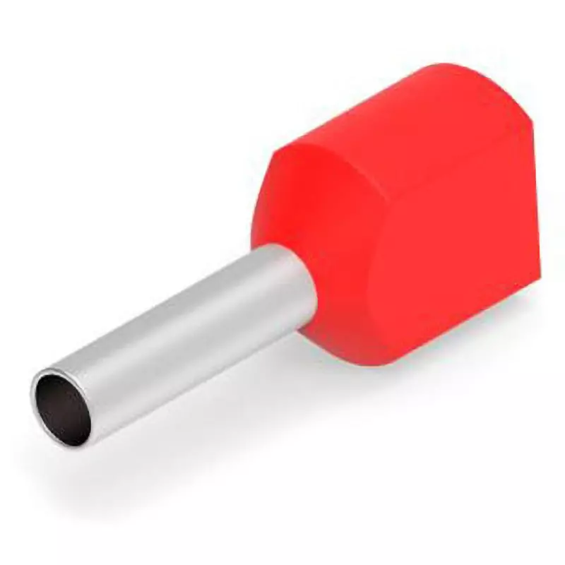 TE CONNECTIVITY Ferrule [Number Of Entries] 2 Type Insulation Type Of Insulation, 966144-4 (Pack of 25)